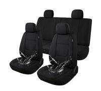 Pariitadin Juego Completo de Fundas Impermeables para Asientos de automóvil, Fundas de Asiento de Neopreno para automóviles, Fundas Interiores de Ajuste Universal para la mayoría de automóviles,