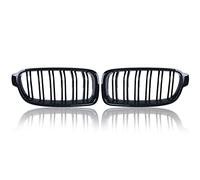 Parilla Frontal Para 3-Series Para F30 Para F35 2013-2019 Parrilla Delantera Del Coche Racing Front Sport Grill Gloss Black Double Slat Kidney Grille
