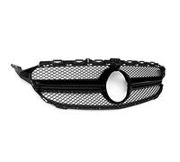 Parilla Frontal Para Benz Clase C Para W205 Parachoques Spoiler Lip Front Hood Mesh Grille Grill W/Camera Hole Car Body