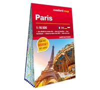 Paris 1/16.500 (carte format poche laminée - plan de ville) (Carte Poche laminée Comfort! M)