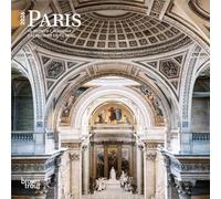 Paris 2026 7 X 14 Inch (Hanging) Monthly Mini Wall Calendar English/French Bilingual
