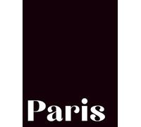Paris: A Decorative Coffee Table Book for Modern Home & Shelf Styling Black Matte Edition (Cabana - The Decorative Collection)