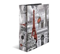 Paris, A4 Ordner, stabiler Karton, mit Hebelmechanik, Rückenbreite 7cm