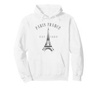 París Amantes Vintage Torre Eiffel Fans Francia EST 1889 Sudadera con Capucha