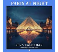 Paris At Night Calendar 2026