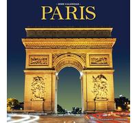 Paris Calendar 2026 Square Travel Wall Calendar - 16 Month