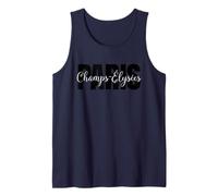 París Campos Elíseos Vacaciones en Francia Camiseta sin Mangas