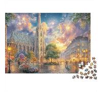 París Cathedral Scene Puzzle 1000 Piezas - Puzzle Arte 70x50cm
