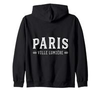 París Ciudad de la Luz Ville Lumiere Sudadera con Capucha