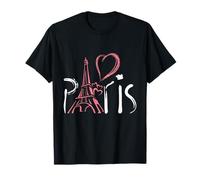 París Ciudad Francia Capital Torre Eiffel París Am Camiseta