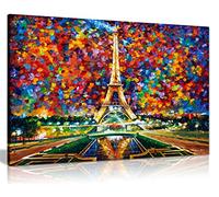París de mis sueños de Leonid Afremov - Lienzo decorativo para pared (30 x 20)