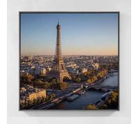 París Diamond Painting Kit Completo, Diamond Painting Torre Eiffel Pintura Diamante Adultos, Hazlo tú Mismo 5D Cristal Bordado de Punto de Cruz Puzzle, Decoración Pared Hogar Regalo 80x80cm es0-x69