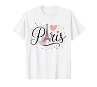 Paris Eiffel Tower France Travel Souvenir Design Camiseta