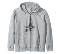 Paris Eiffel Tower T Shirt Vintage I Love Paris France Shirt Sudadera con Capucha