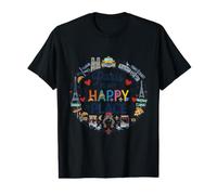 París es mi Lugar Feliz Francia Camiseta gráfica económica