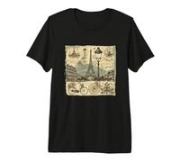 Paris Francés París Vibes.Paris Vintage Camiseta Premium