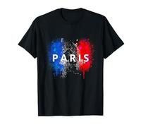 París, Francia, bandera, recuerdos, recuerdos, París, ciudad del amor, Francia Camiseta