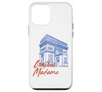 París Francia Bonjour Arco del Triunfo del Carrousel Carcasa para iPhone 12 Mini