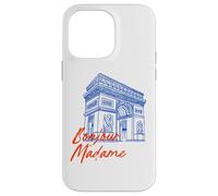 París Francia Bonjour Arco del Triunfo del Carrousel Carcasa para iPhone 14 Pro MAX