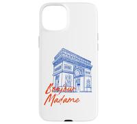 París Francia Bonjour Arco del Triunfo del Carrousel Carcasa para iPhone 15 Plus