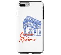 París Francia Bonjour Arco del Triunfo del Carrousel Carcasa para iPhone 7 Plus/8 Plus
