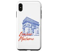 París Francia Bonjour Arco del Triunfo del Carrousel Carcasa para iPhone XS MAX