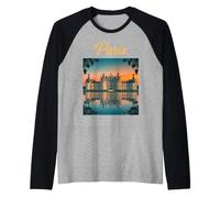 Paris Francia Camiseta Manga Raglan