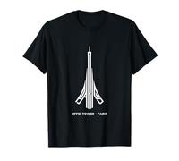 París, Francia Capital Tour Turistas Vacaciones Francesas Camiseta