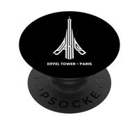 París, Francia Capital Tour Turistas Vacaciones Francesas PopSockets PopGrip Adhesivo