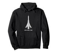 París, Francia Capital Tour Turistas Vacaciones Francesas Sudadera con Capucha