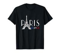 París Francia con Torre Eiffel Elegante Simple Chic Camiseta