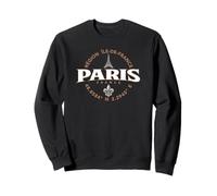 París Francia Etiqueta de coordenadas Île-de-France 2C Sudadera
