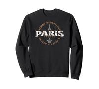 París Francia Île-de-France Coordenadas Label 2C Distressed Sudadera