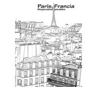 París, Francia libro para colorear para adultos 1