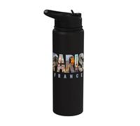 París Francia Lugar Stainless Steel Insulated Water Bottle