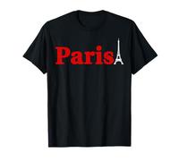 París Francia Monumento Famoso Recuerdo Para Viajeros Camiseta