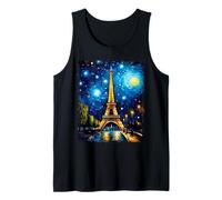 Paris Francia París Francia Van Gogh Vintage Camiseta sin Mangas