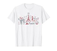 París Francia Souvenir Travel Art Camiseta