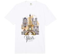 París Francia Vacaciones Souvenir Francia Fiesta Francesa Torre Eiffel Comfort Colors Adult Heavyweight T-Shirt