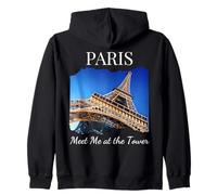 París Francia Viajar Francés Hablantes Niños Hombres Papás Mamás Sudadera con Capucha