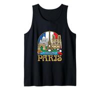 París Francia Viaje Souvenir City Gift Camiseta sin Mangas