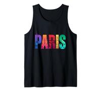 París Francia Viaje Souvenir City Monumento Turístico Regalo Camiseta sin Mangas