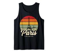 Paris Francia Vintage Camiseta sin Mangas