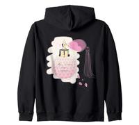 Paris French Chanson Eau de Parfum Botella de Perfume Retro Sudadera con Capucha