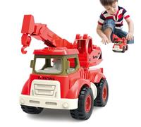 Paris GamesExcavator Toy - Divertido coche de inercia para | Vehículo de camión de construcción | Conjunto de juego Digger versátil - Coche de ingeniería sostenible para niños y niñas, juego