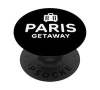 Paris Getaway I Francia Viajes Francia Torre Eiffel Francés PopSockets PopGrip Adhesivo