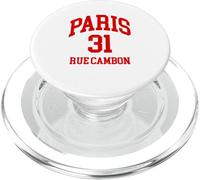 Paris Gift Paris 31 Rue Cambon, Torre Eiffel Viaje Mujer PopSockets PopGrip para MagSafe