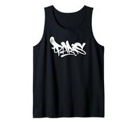 Paris Graffiti Ciudad Arte Callejero Handstyle Francia Souvenir Camiseta sin Mangas