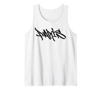 Paris Graffiti Ciudad Arte Callejero Handstyle Francia Souvenir Camiseta sin Mangas