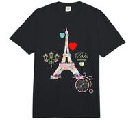 Paris is Always in Our Hearts Eiffel Tower Francia Señal de Amor Comfort Colors Adult Heavyweight T-Shirt